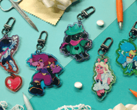 Image 1 of Deltarune 2.5" Acrylic Charms