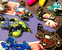 Image 1 of Deltarune (Darkners) 2.5" Acrylic Charms