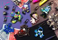 Image 2 of Deltarune (Darkners) 2.5" Acrylic Charms