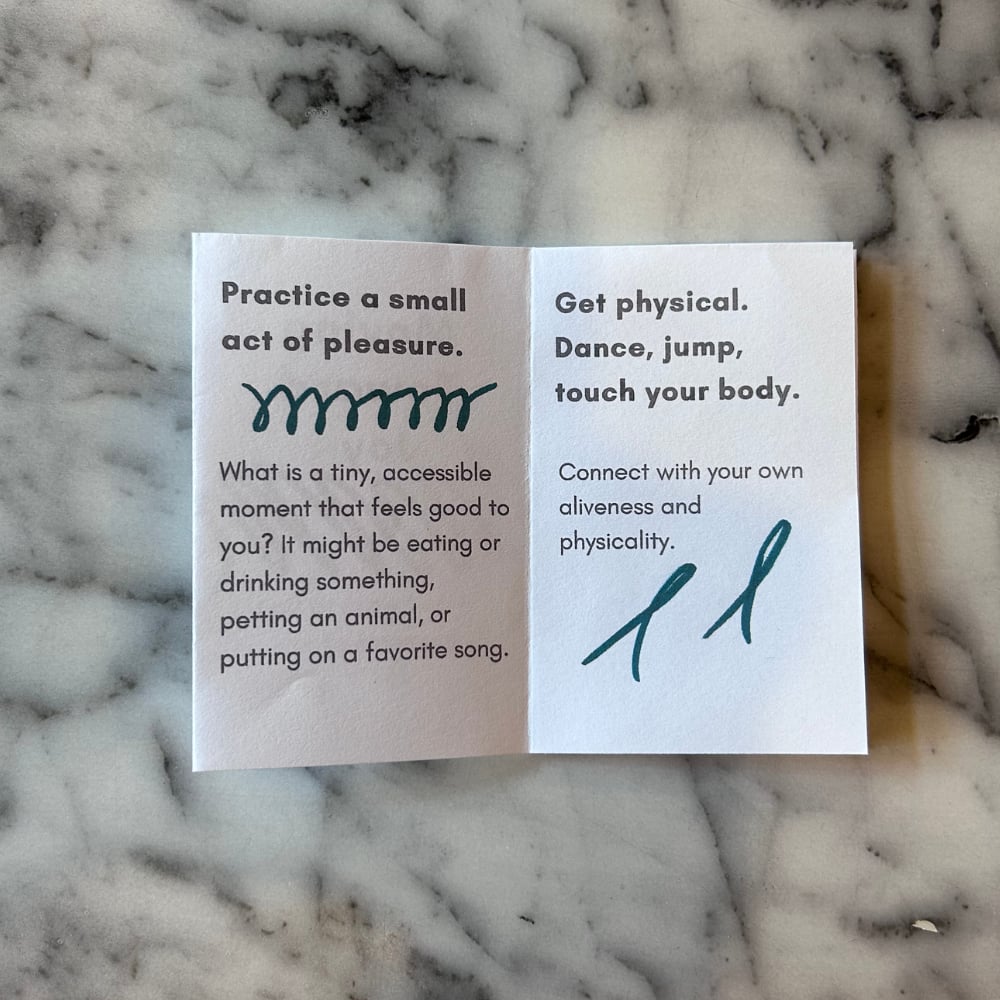 Image of Moving Toward Joy [mini zine]
