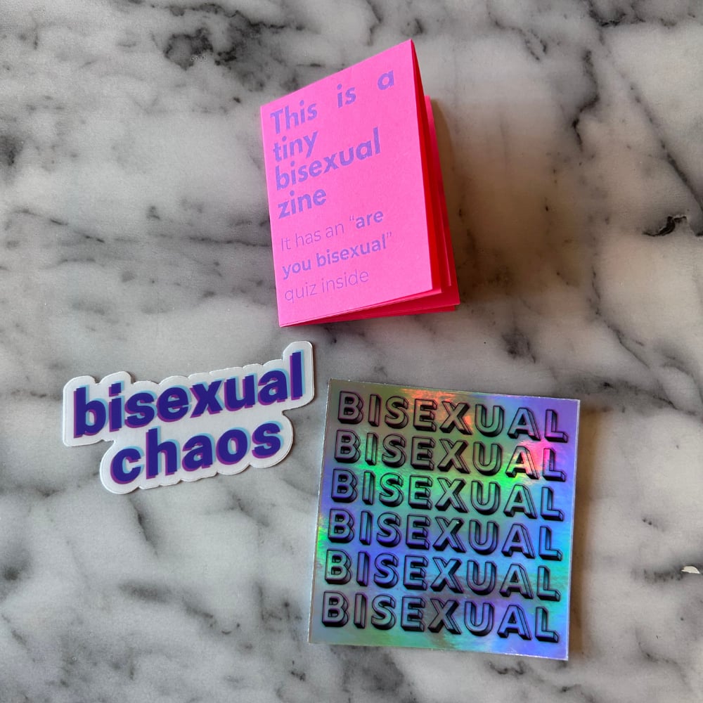 Image of Tiny Bisexual Zine Set