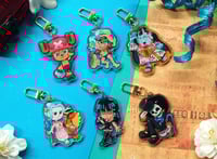 Image 3 of One Piece (Straw Hat Pirates) 2.5" Acrylic Charms