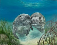 Manatee Painting