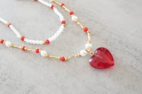 Image 1 of Queen of Hearts Necklace (Set)