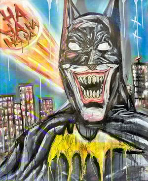 Duality Unmasked - Original painting on canvas 35x43"