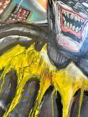 Duality Unmasked - Original painting on canvas 35x43"