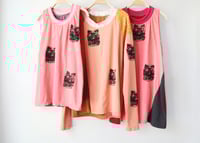 Image 9 of persian cats kitties coral adult size small large S L courtneycourtney top tshirt tank tops