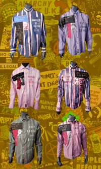 Mens Anarchy Shirt ( all one off designs)