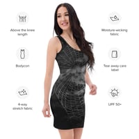 Image 1 of Bodycon dress -  Black Twilight Web