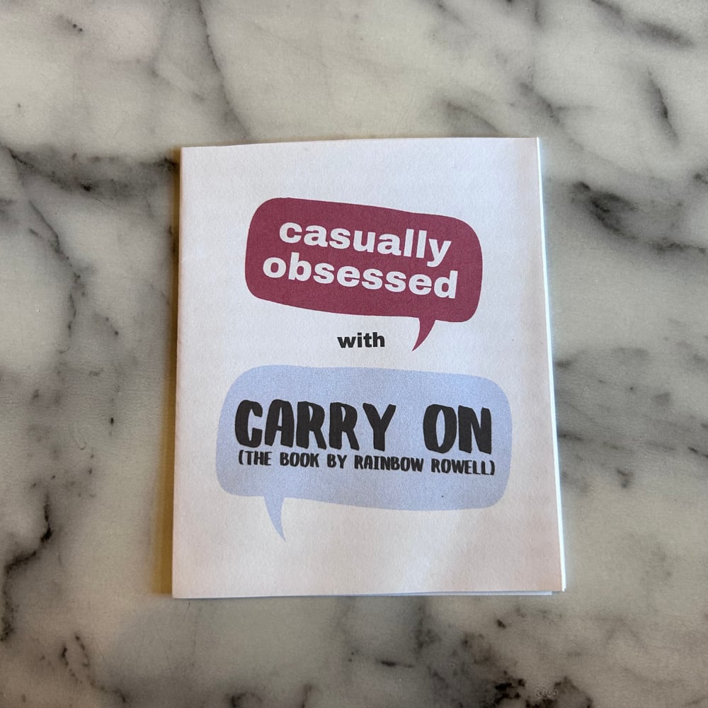 Image of Carry On Casually Obsessed [square mini zine]