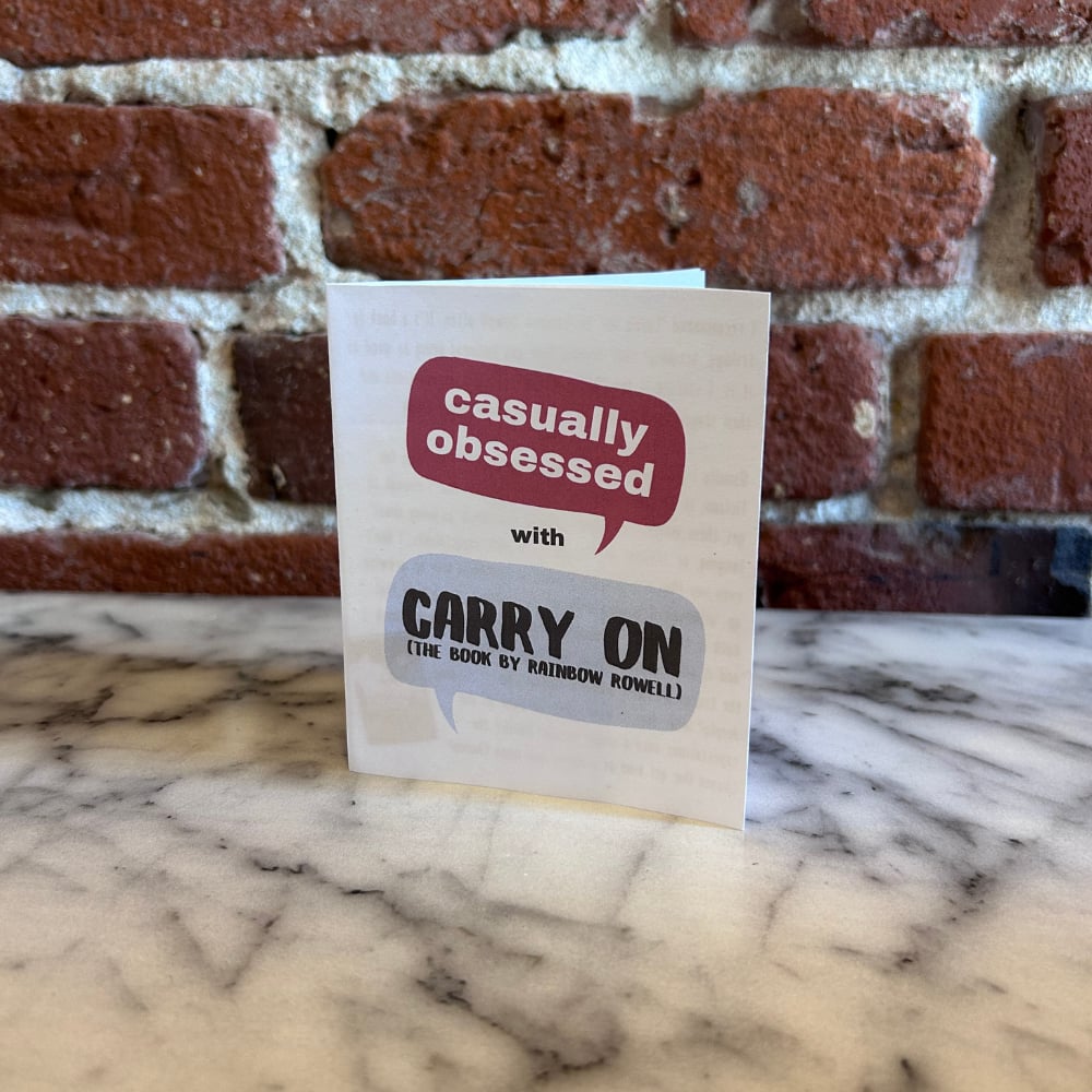 Image of Carry On Casually Obsessed [square mini zine]