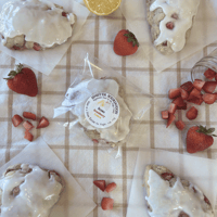 Strawberry Lemon Scone