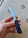 Swayback wharncliffe slipjoint - paper micarta scales