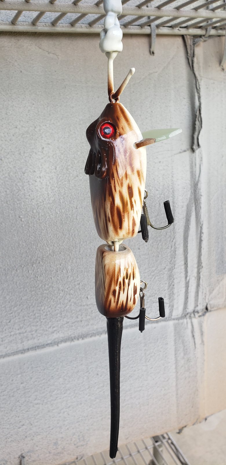 Image of Med Rat. 5" 2-1/2 oz Bone Brown Fur.