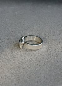Image 2 of  Silver Star Ring with Sapphire