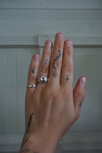 Image 5 of  Silver Star Ring with Sapphire