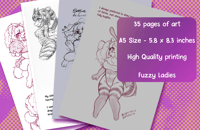 Image 3 of Furry Creature Sketchbook - Art Book