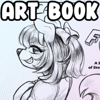 Image 1 of Furry Creature Sketchbook - Art Book