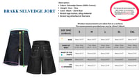 Image 5 of PUSH PUSH Brakk Selvedge Jort Black