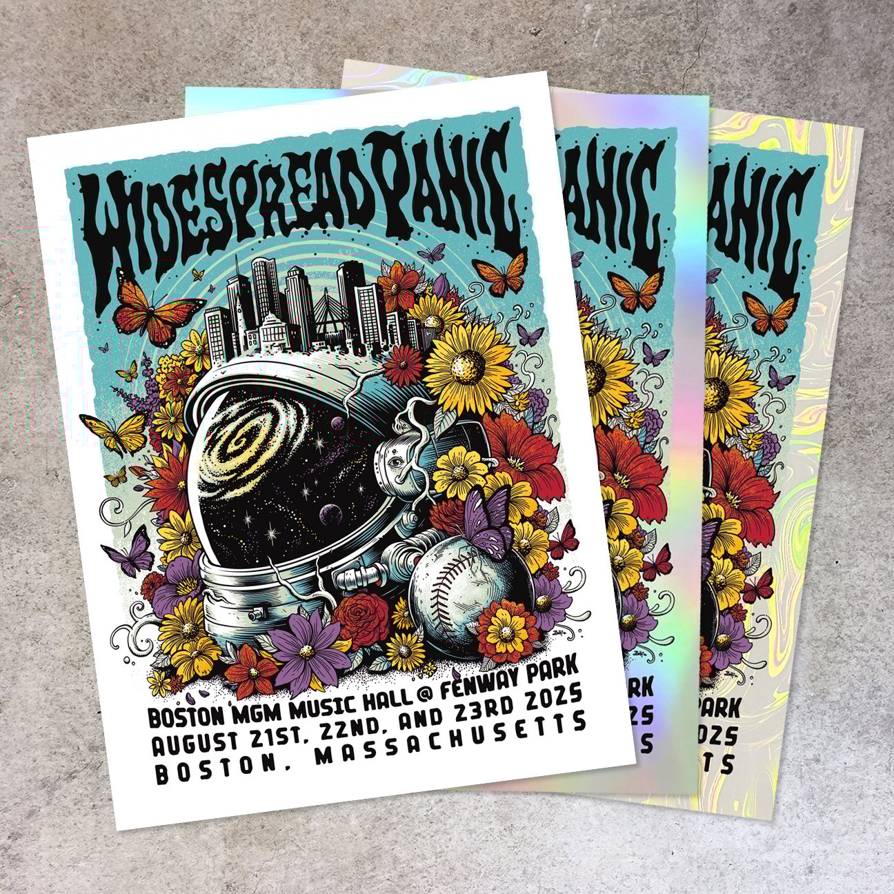 F4D Studios — Widespread Panic Boston Posters