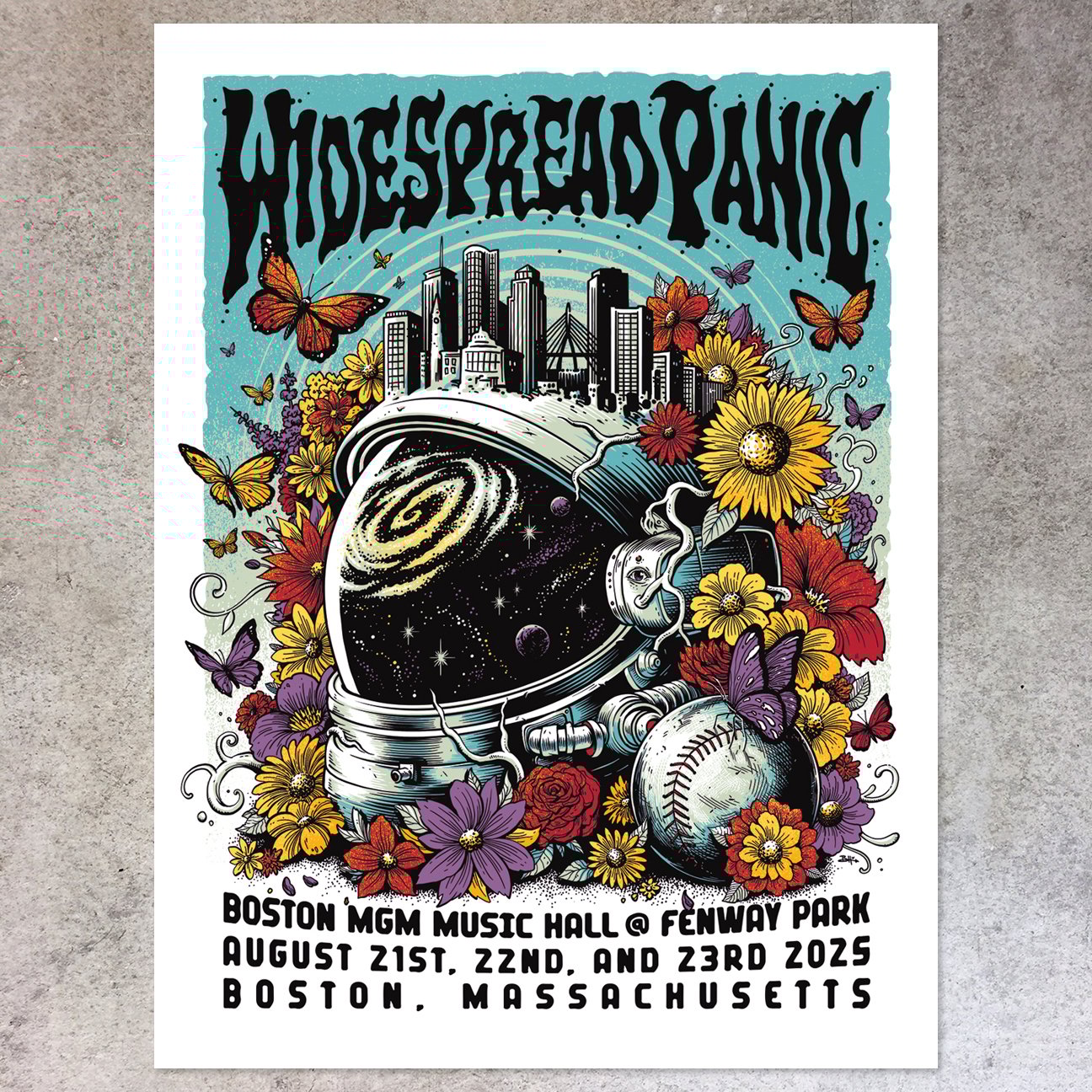 F4D Studios — Widespread Panic Boston Posters