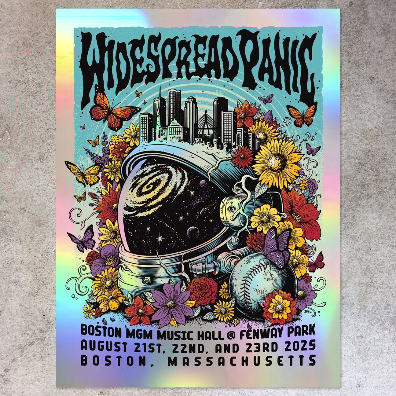 F4D Studios — Widespread Panic Boston Posters