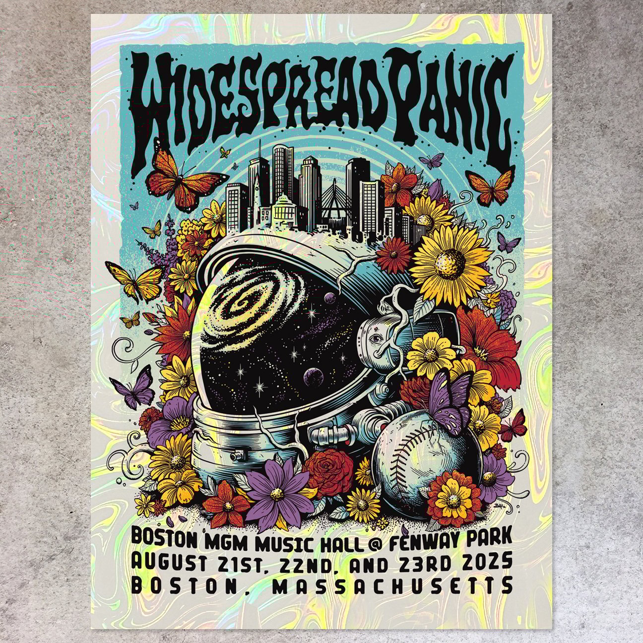 F4D Studios — Widespread Panic Boston Posters