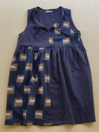Image 1 of Digs Dress (Black/Black Ikat)