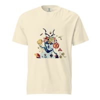 Image 12 of She Dwells in the Garden of Earthy Delights  - Unisex - Garment-dyed Heavyweight T-Shirt