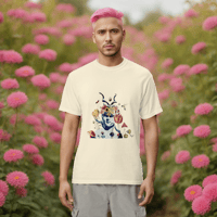 Image 11 of She Dwells in the Garden of Earthy Delights  - Unisex - Garment-dyed Heavyweight T-Shirt