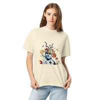 Image 13 of She Dwells in the Garden of Earthy Delights  - Unisex - Garment-dyed Heavyweight T-Shirt