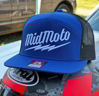 Midmoto 7 Panel Hat Blue