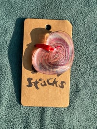 Image 1 of Chunkier Glass Heart Pendant
