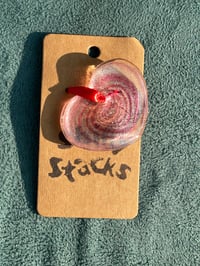 Image 3 of Chunkier Glass Heart Pendant
