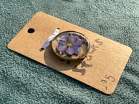 Image 1 of Resin Preserved Flower Pendant