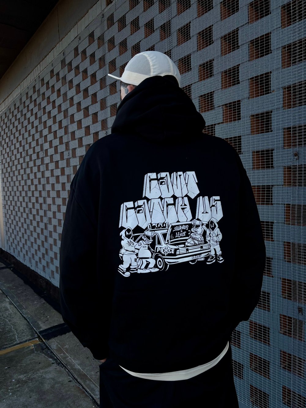 Image of Riot Car - Black Heavy Weight Hoodie