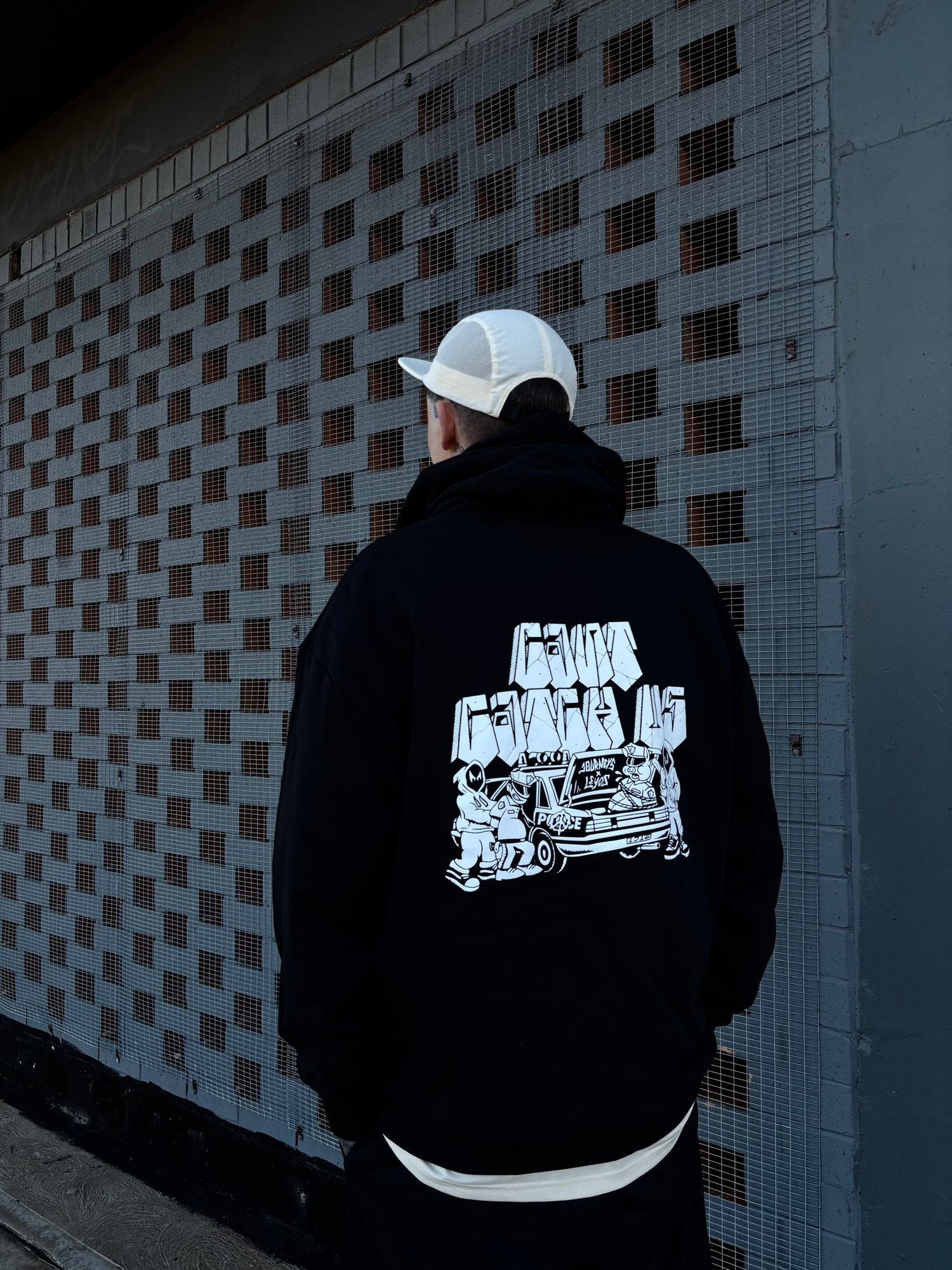 Image of Riot Car - Black Heavy Weight Hoodie