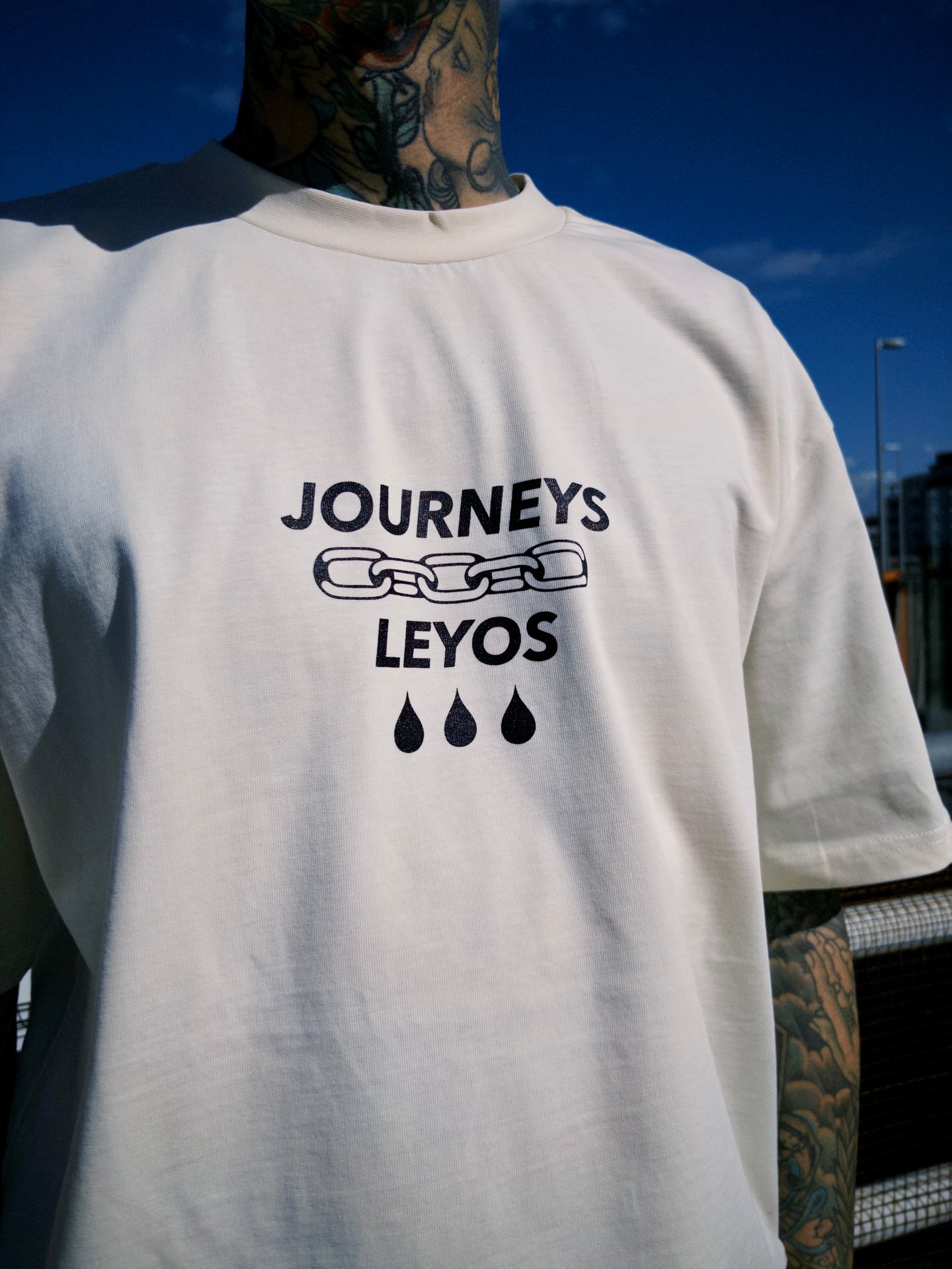 Image of Panther Can't Catch Us - Cream Heavy Weight Tee