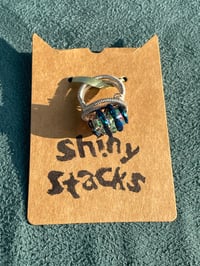 Image 2 of Trina Turk Coil Ring w/Aura Stone