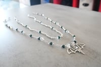 Image 2 of Emerald Bat Necklace (Set)