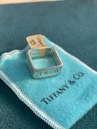 Image 1 of Tiffany Sterling Square Ring