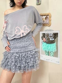 Image 1 of Two-tone tulle tutu skirt
