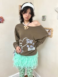 Image 2 of Two-tone tulle tutu skirt