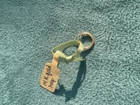 Image 2 of 14k Gold Huggie Hoop