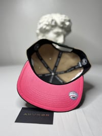 Image 3 of Los Angeles Snapback Hat (Brown/Green)