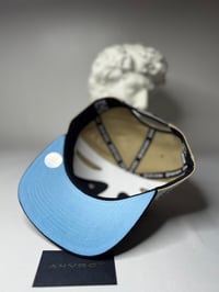 Image 3 of Los Angeles Snapback Hat (Brown/Black)