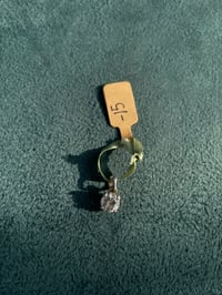 Image 1 of Sterling Charm w/Unknown Stone