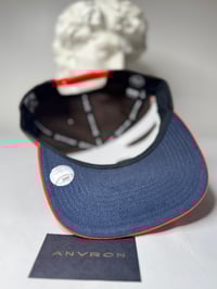 Image 3 of Los Angeles Snapback Hat (Brown/Orange)