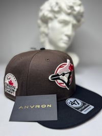 Image 1 of Toronto Snapback Hat (Brown/Black)