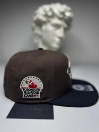 Image 2 of Toronto Snapback Hat (Brown/Black)